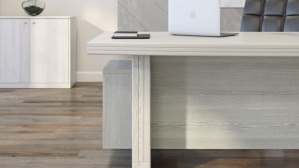 Стол для переговоров Capital 300x100x75 светлый дуб - Вид 7