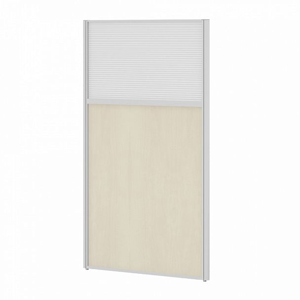 Модуль комбинированный "Мобильные офисные перегородки «Ритм»" ПК-РТМ-МДК138х60П/Д-В1-559 клен - Вид 1