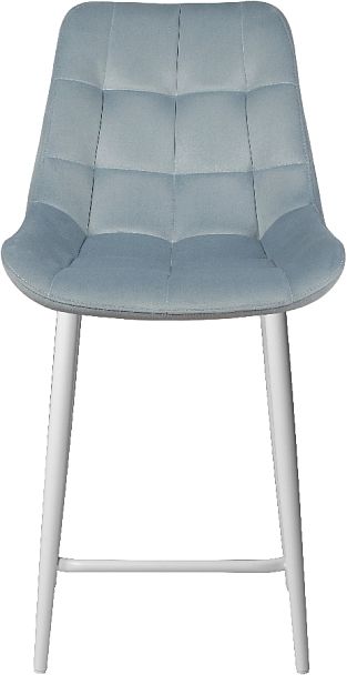 Полубарный стул Эйден, Confetti dusty blue/белый - Вид 2