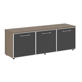 Ялта Тумба модульная LT.TS-3.5 black Вяз Благородный/Стекло Black 1642*450*580 - Фото предпросмотра