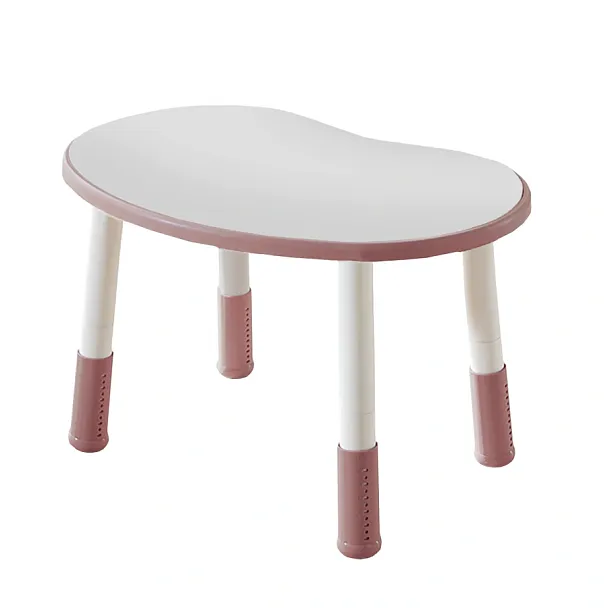 Стол детский BRABIX KIDS CT-002, растущий, 2-8 лет, растущий, пластик белый + розовый, 533295 - Вид 1
