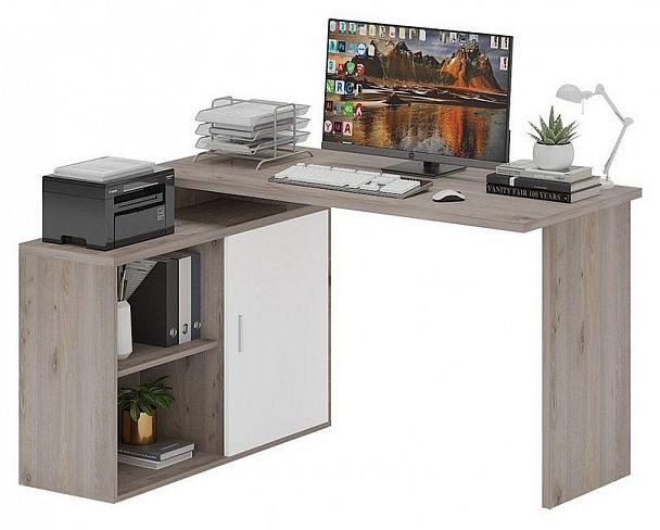 Стол письменный Домино Lite СКЛ-ПРЯМ130+ТБЛ-2 - Вид 2