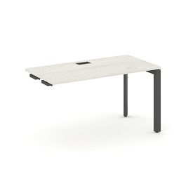 Style Project Next Стол-приставка к опор. элем. SN-59P.OPRS-011 Дуб Наварра/Металл Антрацит/Черный Заглушка 980*700*750 - Фото предпросмотра