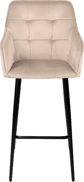 Комплект барных поворотных кресел Мони К, Confetti cream/черный, 2 шт. - Вид 3