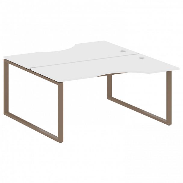 Рабочая станция "Metal System" БО.РАС-СА-2.1 белый/мокко - Вид 1