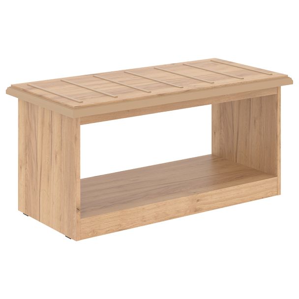 Тумба для багажа MHD 1050 Дуб Бофорд 1072х518х502 MUAR - Вид 1