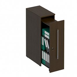 Стеллаж вертикальный с замком, правый "Формула" ФР 339 венге темный - Фото предпросмотра