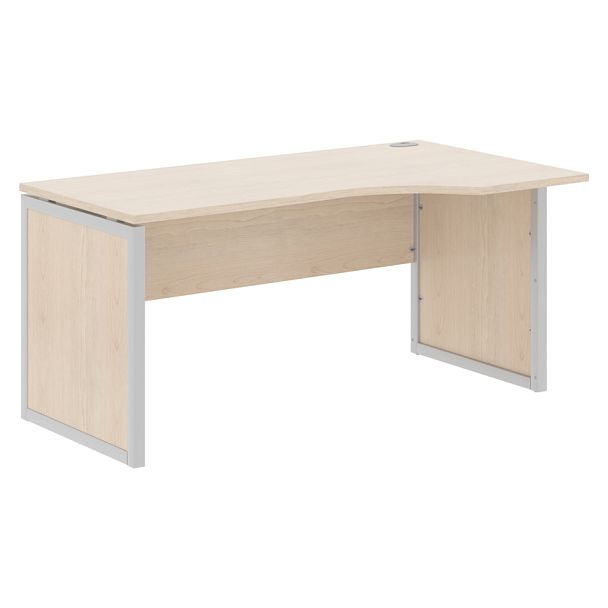 Стол эргономичный XQPCET 169(R) Бук Тиара/Алюминий 1600х900х750 XTEN-QP - Вид 1