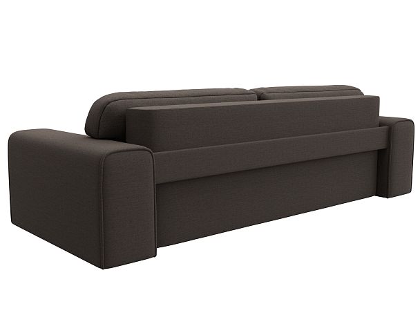 Диван прямой Лига-029 Рогожка коричневый - Вид 6