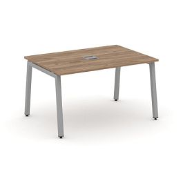 Стайл Проджект Стол переговорный SN-5A.SPRG-001 Дуб Табак/Металл Серый 980*980*750 - Фото предпросмотра