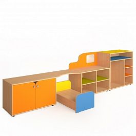 Игровая зона Спальня с уголком ряжений ИКМ-001 - Фото предпросмотра
