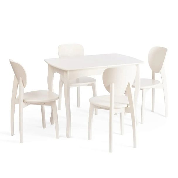 Стол обеденный раздвижной Катерина Прованс/Caterina Provence, бук, мдф, Ivory white - Вид 9