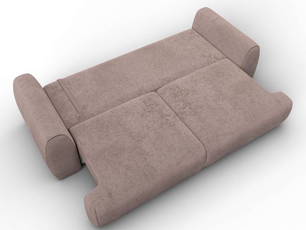 Диван прямой Лига-115 НПБ Велюр бежевый - Вид 8