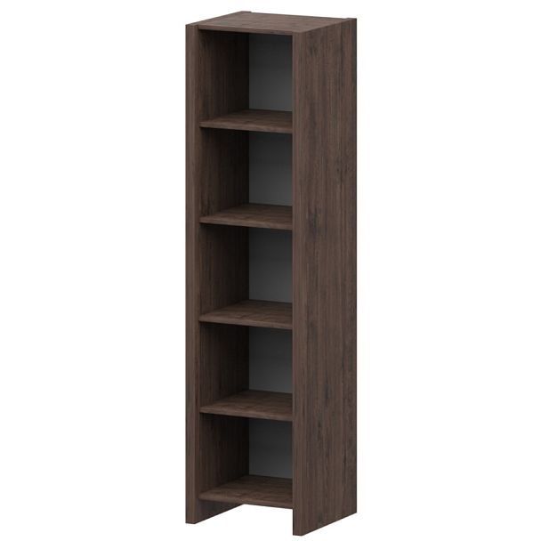 Стеллаж узкий КТ-41.38 Дуб апрель 466x438x1968 Акцент - Вид 1