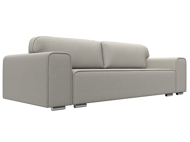 Диван прямой Лига-029 Рогожка бежевый - Вид 1