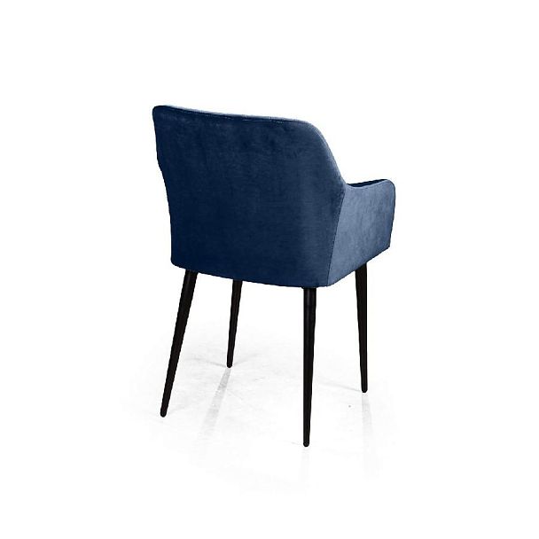 Стул с подлокотниками Robert, бархат синий 29 - Вид 6