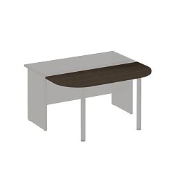 Брифинг-приставка без опор Формула ФР 433 венге темный - Фото предпросмотра