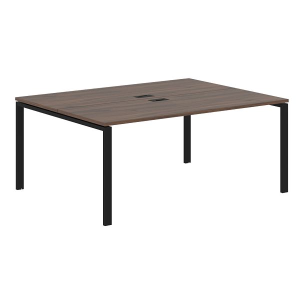 Стол 2-х местный EUWST 1713 Дуб Денвер тёмный/Черный 1760х1346х750 EDIS - Вид 1