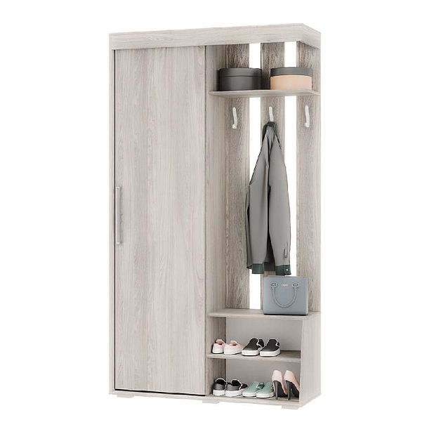 Прихожая "Зара" ПР-01 ясень белый - Вид 1