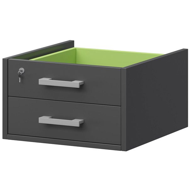 Тумба подвесная АТ-02 Антрацит 430x450x280 Арго - Вид 1
