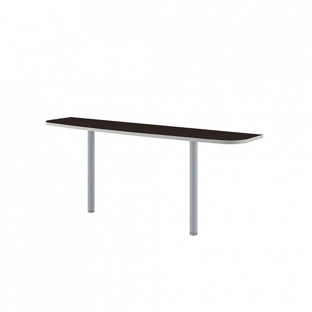 Сектор стола для переговоров Swift 190x35x75 тёмный дуб - Вид 1