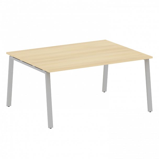 Стол для переговоров "Metal System" БА.ПРГ-1.4 акация/серый - Вид 1