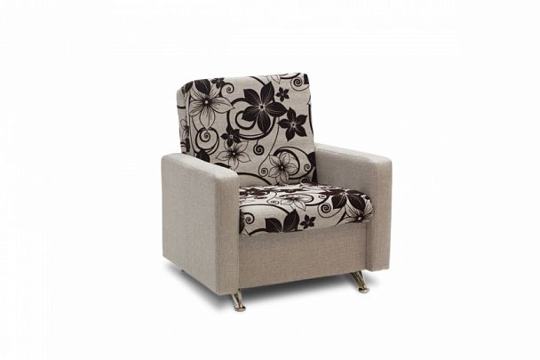 Кресло-кровать «Надежда», 840 бежевое с рисунком - Вид 1