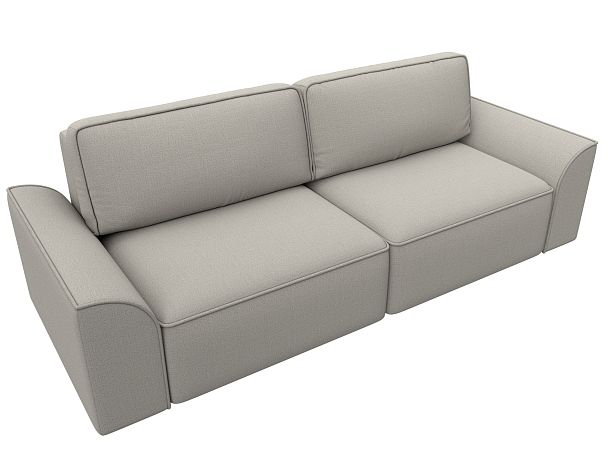 Диван прямой Лига-048 НПБ Рогожка бежевый - Вид 6