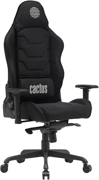 Кресло Cactus CS-CHR-MC04 черный крестов. сталь пластик черный - Вид 1