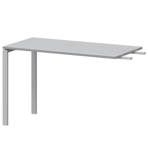 Бриф-приставка на металлокаркасе АМ-120.60 Серый/Белый 1200x600x760 Арго-М - Вид 1