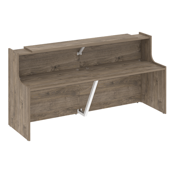 Ресепшн "Onix" O.R-K-9 тиквуд темный/белый - Вид 1