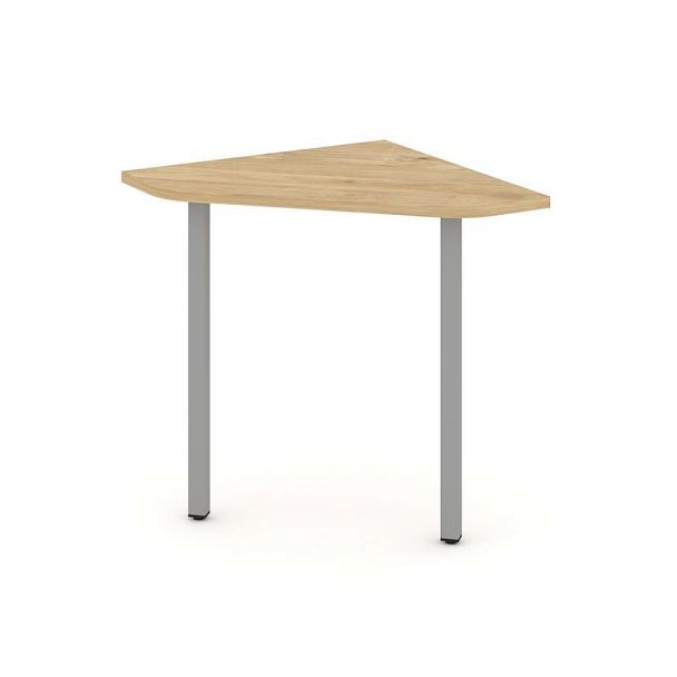 Стайл Проджект Угловой элемент стола SN-4.USP-021 Тиквуд Светлый/Металл Серый 800*800*750 - Вид 1