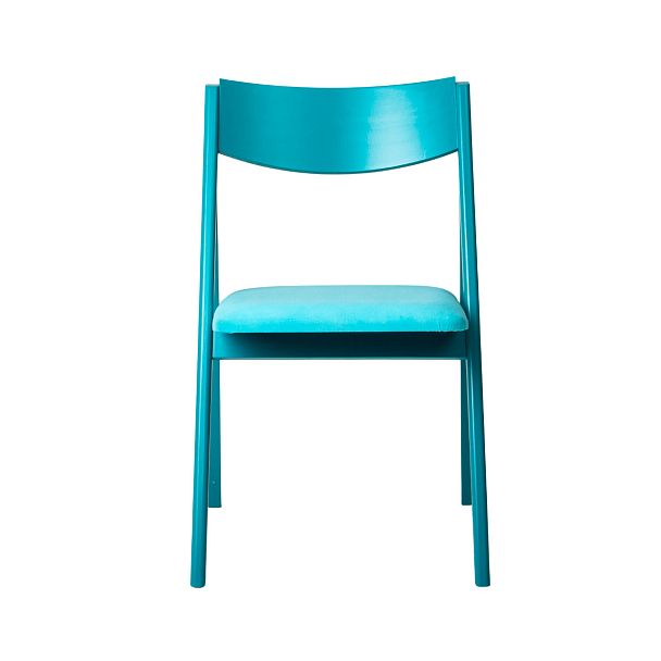 Стул раскладной Clack, велюр Vellutto 44, ножки бук - Вид 6