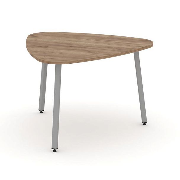 Стайл Проджект Стол переговорный SN-4.SPRG-71.3 Дуб Табак/Металл Серый 1200*1200*750 - Вид 1