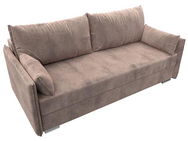 Диван прямой Сайгон Велюр бежевый - Вид 5