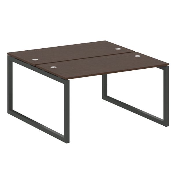 Metal System Quattro Р. ст. на О-образном м/к 50БО.РАС-СП-2.3 Венге/Антрацит металл 1400*1475*750 - Вид 1