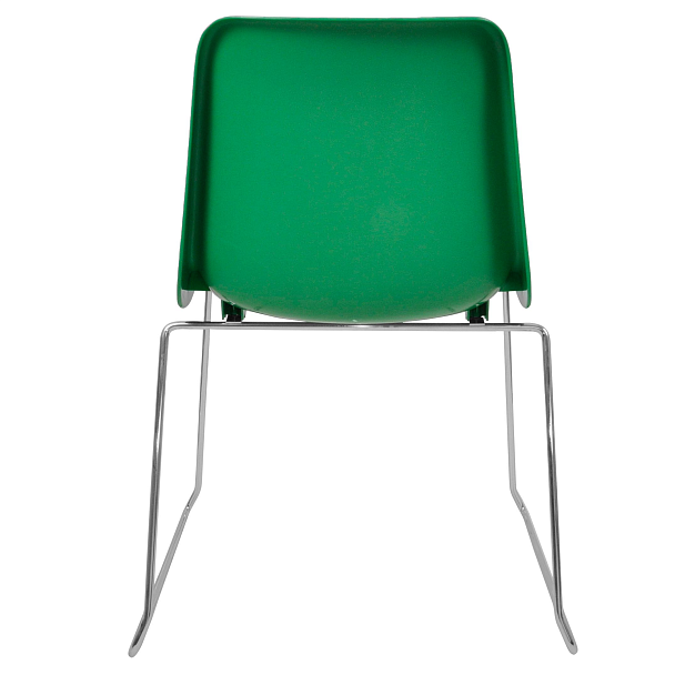 Стул Vicenza (пруток), каркас Хром, зеленый, РП+ИК, стопируемый - Вид 4