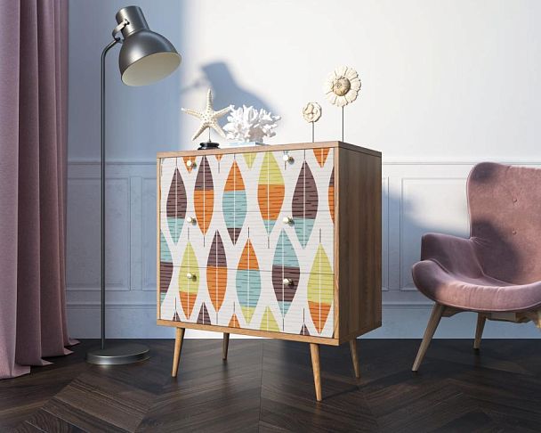 Комод Berber три ящика 48 принт арт BB40/Print_48 - Вид 3
