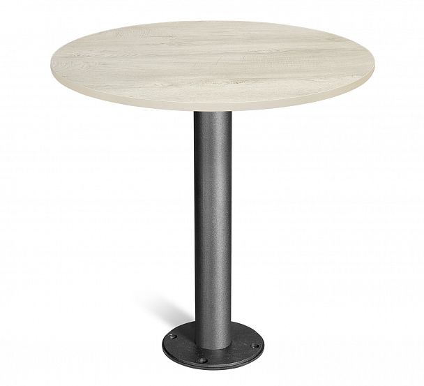 Стол Sheffilton SHT-T13/80 ЛДСП черный муар/дуб беленый - Вид 1