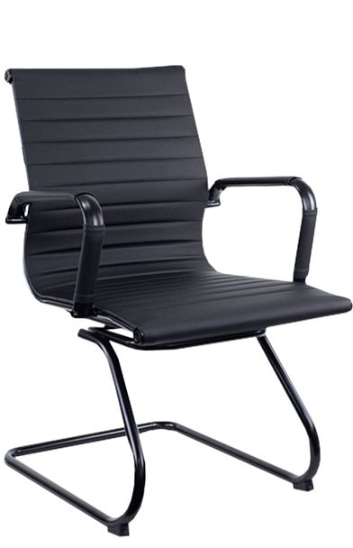 Кресло Everprof Leo Black CF Экокожа Черный - Вид 1