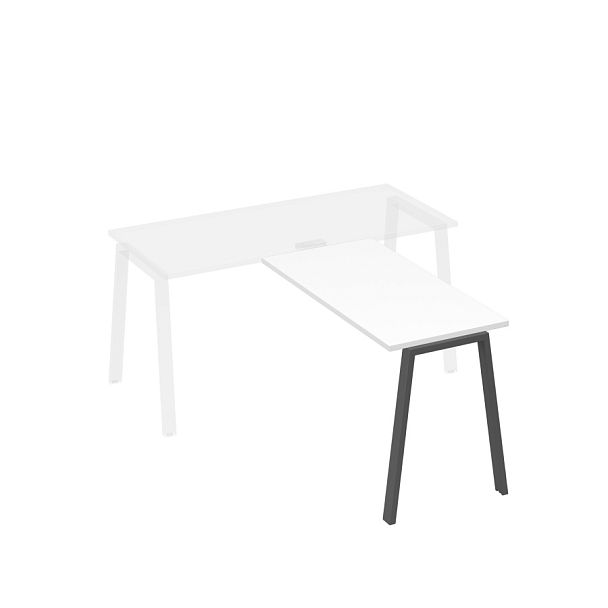 Брифинг-приставка опоры TRE A4 А4 Б3 072 БП белый премиум / металлокаркас антрацит - Вид 1