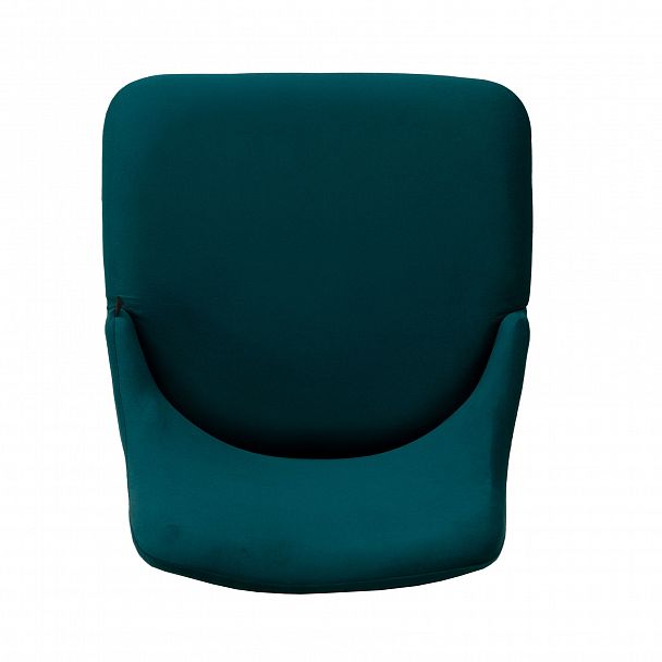 Стул Аэр, ножки черные, велюр темно-зеленый - Вид 4