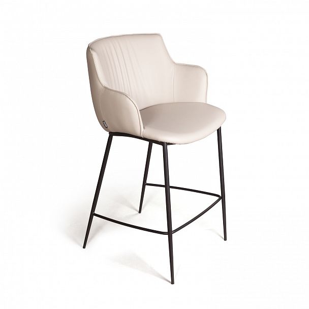 Стул полубарный Sofia, экокожа тауп - Вид 11