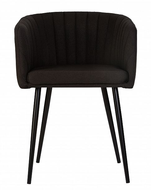 Стул обеденный DOBRIN ALINA (черная ткань (LAR-106D-28)) - Вид 6