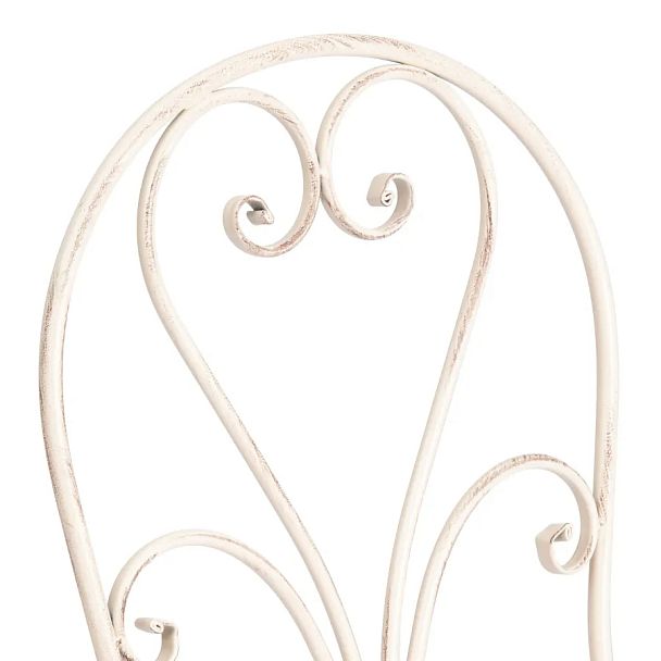 Стул Лав Чаир/Love Chair (PL08-11140), стальной сплав, античный белый - Вид 9