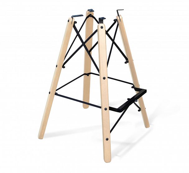 Стул барный Sheffilton SHT-ST35/S80 ягодное варенье/прозрачный лак/черный - Вид 6