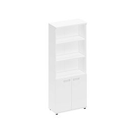 Шкаф для документов полузакрытый Elevo А1 9371 БП белый премиум - Фото предпросмотра