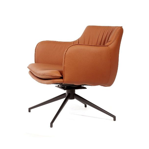 Лаунж кресло Sofia, иск.кожа терракот - Вид 10