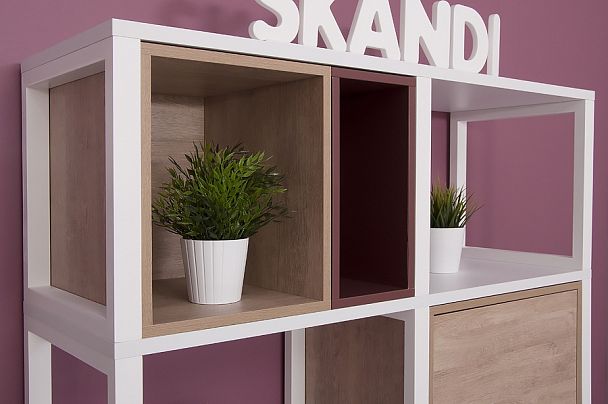 Стеллаж "Бъерг" (1200) - Вид 2