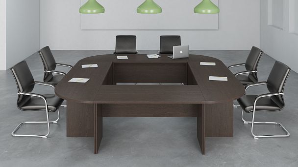 Сектор 90 Правый Bonn 65x65x76 тёмный дуб - Вид 6